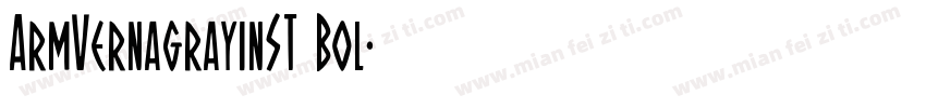 ArmVernagrayinST Bol字体转换